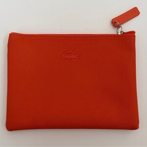 Lacoste Amenity Pouch in Orange - NEW!